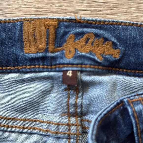 Kut From The Kloth Janet Ankle Skinny Lightly Distressed Size 4 - Picture 6 of 8